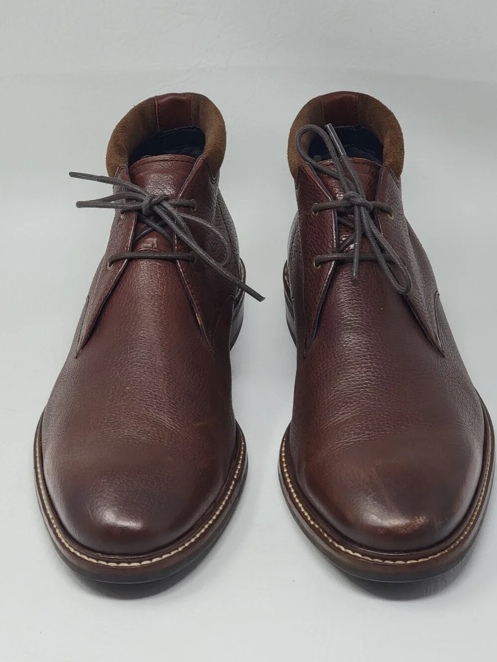 Cole Haan Men's Size 10 M Brown Leather Chukka Boots Woodbury C26152 Pre-owned